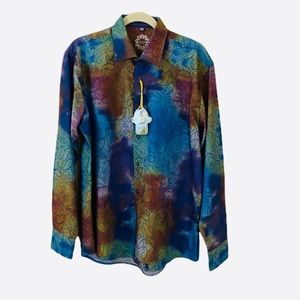 Visconti Uomo Multicolor paisley Shirt